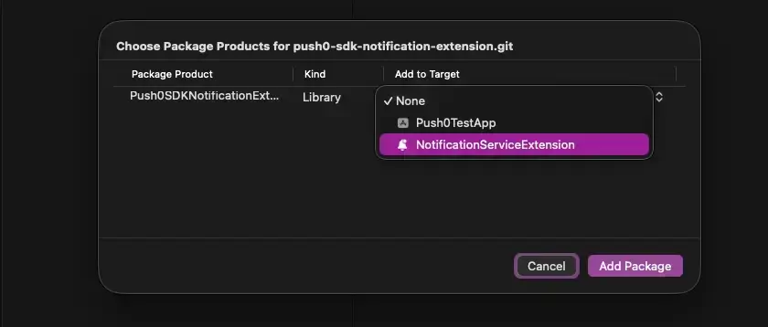 Xcode capability remote notifications - add project